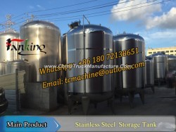 2t Double Wall Stainless Steel Tank with Dish End