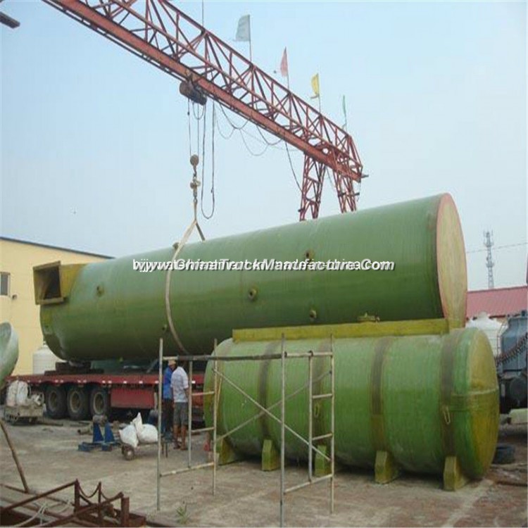 Horizontal FRP GRP Tank Insulate Chemical Storage Tank FRP Tank