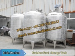 Strainless Steel 316 / Ss304 Storage Tank 5000L for Juice