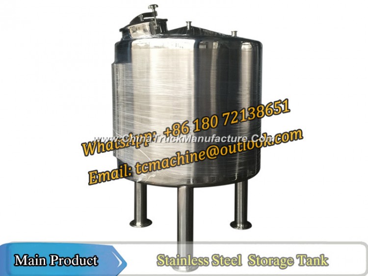 500L Jacketed Storage Tank with Castor (movable storage tank)