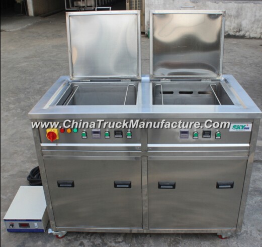 28/40kHz Cleaning and Rinsing Double Tank with Filter Water Ultrasonic Machine