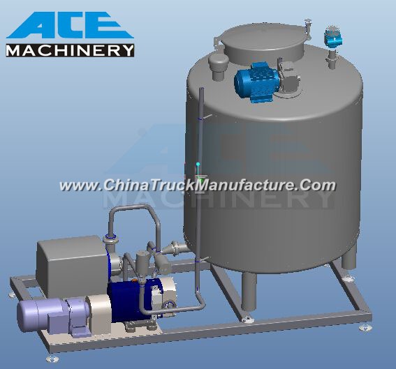 600litres Sanitary Stainless Steel Mixing Tank with Vacuum Pump (ACE-JBG-0.6)