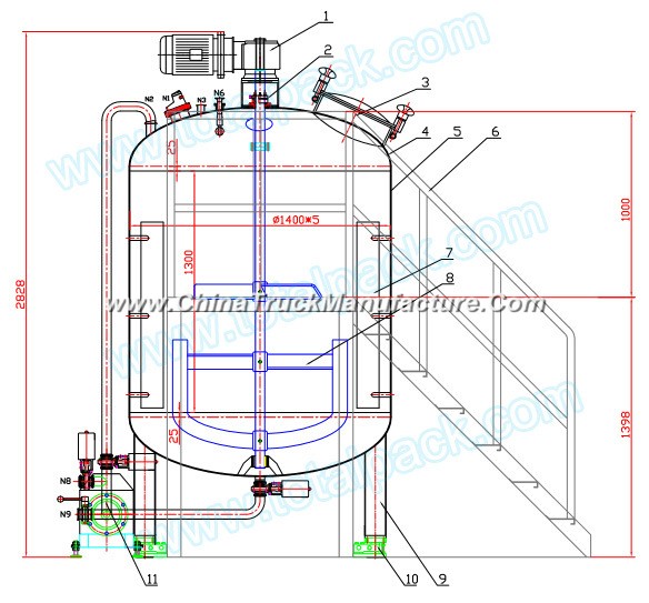 Mixing Tank for Cosmetics or Beverage (ACC-200A)