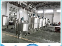 Jacketed Heated High Quality Stainless Steel Mixing Tank with Agitator