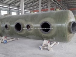 FRP GRP Fiberglass Vertical Chemical Storage Tank Vessel Container