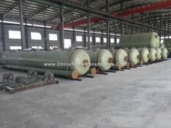 Fiber Reinforced Plastic FRP Conatiner Tank Vessel for Chemical Solution or Water