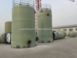 GRP Glass Fiber Reinforced Plastics Tank Vessel Conatiner for Chemical Solution or Water