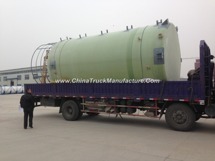 FRP Fiber Glass GRP Tank Vessel Conatiner for Chemical Solution or Water