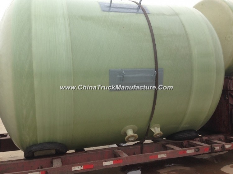 FRP Fiber Glass GRP Conatiner Tank Vessel for Chemical Solution or Water