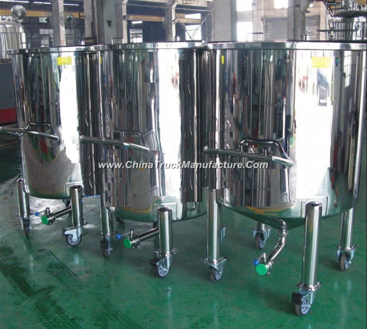 Stainless Steel Sanitary Cooling-Heating Tank for Milk Storage