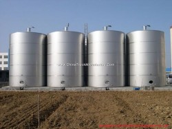 Sanitary Stainless Steel Large Outdoor Storage Tank