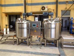 Sanitary Stainless Steel Mixing Machine Fermenter Heating and Cooling Tank