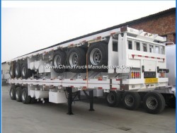 40FT Container 3 Axle Flatbed Semi Trailer