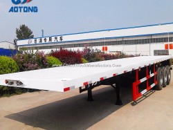 40FT 3axle Container Semi Trailer/Flatbed Trailers for Sale