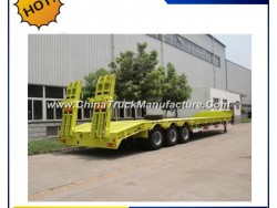 40FT 20FT Container Chassis Lowbed Semi Trailer Flatbed Semi Trailer for Sale