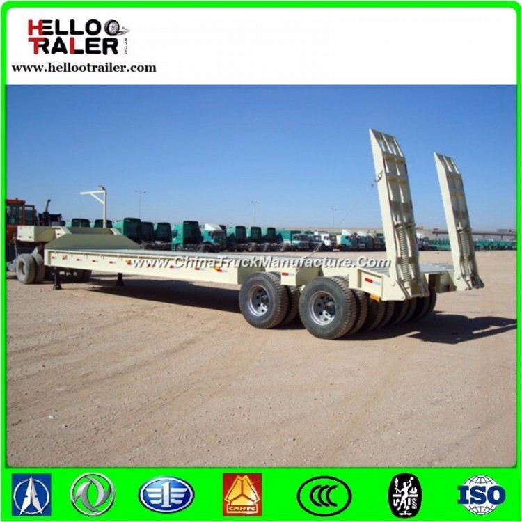30ton Low Flatbed Semi Trailer for Sale