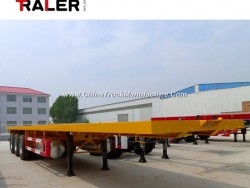 Manufacturing 3 Axles 40FT Flatbed Semi Trailer for Sale