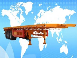 Bulk Cargo Transport Use Flatbed Container Semitrailer
