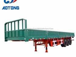 Tri-Axle 40FT Flatbed Cargo Trailer for Sale Best Selling