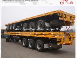 Heavy Duty Flatbed Semi Trailers with German Suspension