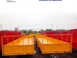 Hot Customized 3 Axle Side Wall/Side Fence /Side Board Utility/Cargo Tractor Trailers