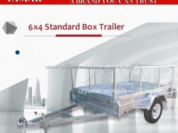 6X4 Standard Hot Dipped Galvanized Box Trailer