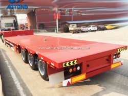 China Manufacture 3axle 13m Flatbed Container Semi Trailers