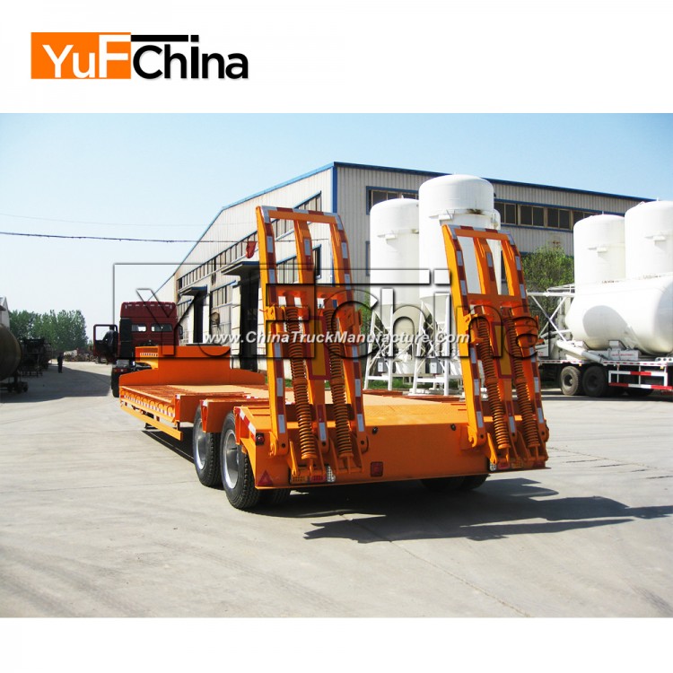 Low Flat Bed Cargo Semi Trailer with Low Price