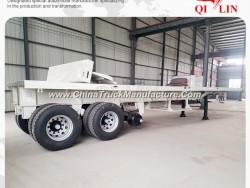 Heavy Duty Flatbed Semi Trailers with Rear Part Cutted