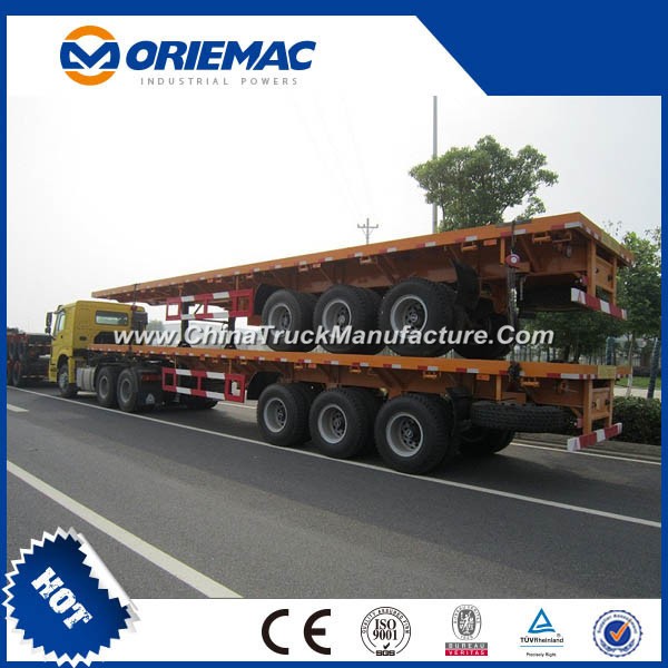 Cimc 3 Axles 70ton Lowbed Semi Trailer for Transport
