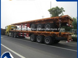 Cimc 3 Axles 70ton Lowbed Semi Trailer for Transport