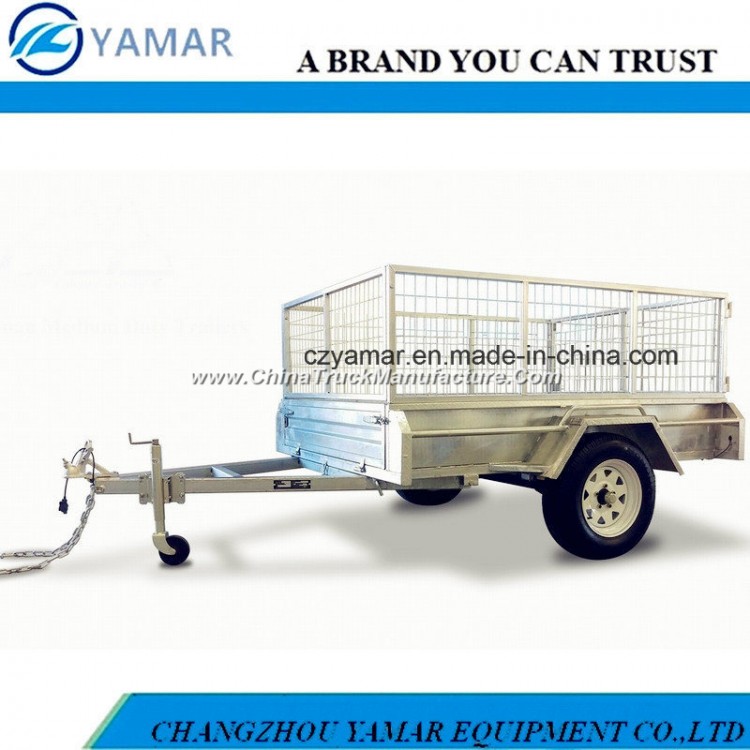 Box Transport Semi Trailer with Cage