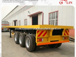 3 Axles 30t to 60t Payload Flatbed Container Semi Trailer