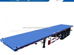 40FT 3 Axles Skeleton Chassis Utility/Cargo Flatbed/Platform Container Semi Trailer