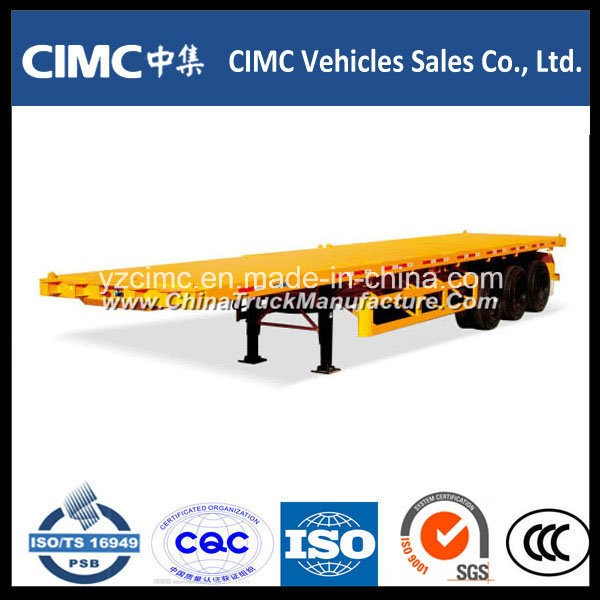 Cimc 40FT 3-Axle Container Platform Trailer