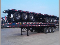 40FT and 20FT China Flatbed Container Semi Trailer