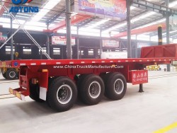 Heavy Load 2/3axle Dump Chassis/Flatbed Tipping Cargo Semi Trailers