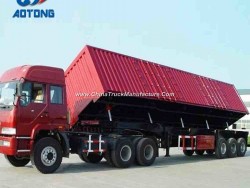 Heavy Duty 60tons 3axle Side Tipping/Dumper Truck Trailer Manufacturer