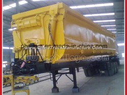 Hydraulic U Type Semi Dump Trailer / Dumper Truck / Tipper Semi Trailer