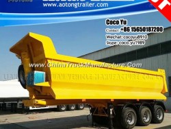 2/3 Axis Hydraulic Cylinder U Shape Dumping Truck Trailers