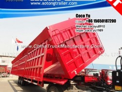 2/3 Axis Side Dump Truck Trailer with 5 Hydraulic Cylinder