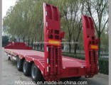 3 Axle 60 Ton 13m Low Bed Semi Truck Trailer