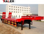 3 Axles 40-100 Ton Low Bed Cargo Truck Semi Trailer