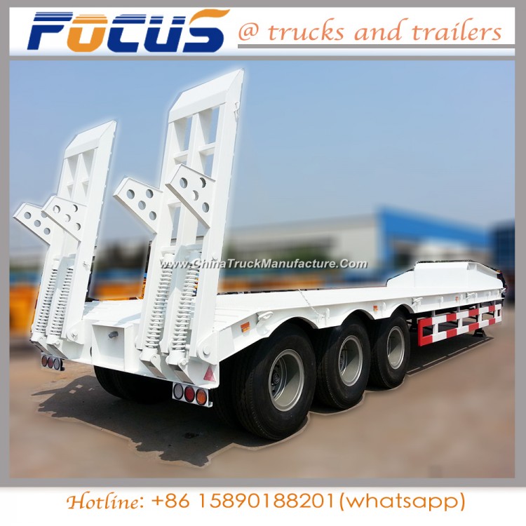 3 Axle Low Bed /Low Loader Truck Trailer for Sale