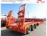 11-20m 3 Axles Low Bed Semi Trailer for Carrying Machinery Equipment