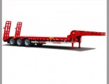 3 Axle 60 Ton 13m Low Bed Semitrailer or Lowboy Semi Truck Trailer