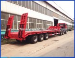 Promotion 60ton Low Bed Semi-Trailer /Tri-Axles Low Bed Trailer Truck