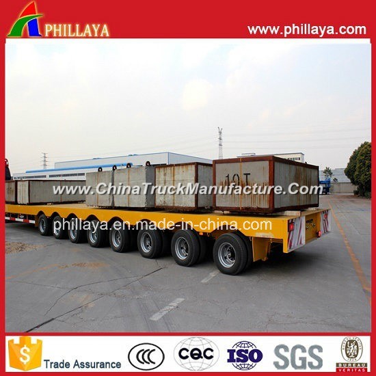 200tons Lowbed Low Bed Truck Semi-Trailer 10axles Semi Trailer
