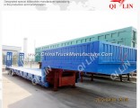 3 Axles Heavy Duty Equipment Transport Low Bed Trailer