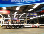 4 Axis Low Bed Semi Trailer, Low Loader Truck Trailer